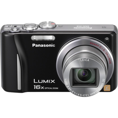 Panasonic Lumix DMC-ZS8 14.1 MP Digital Camera with 16x Wide Angle Optical  Image Stabilized Zoom and 3.0-Inch LCD (Black) (OLD MODEL)