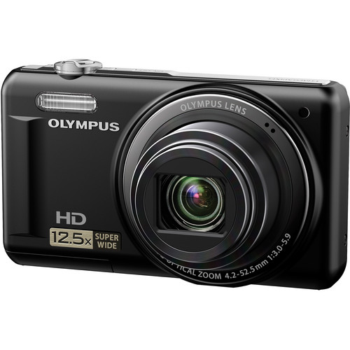 Olympus VR-320 Digital Camera (Black) 228125 B&H Photo Video