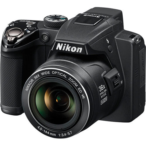 Nikon Coolpix P500 Digital Camera (Black) 26256 B&H Photo Video