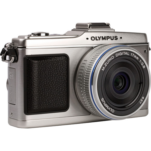 Olympus E-P2 Pen Digital Camera w/ M.Zuiko Digital 17mm f/2.8 Lens (Silver)