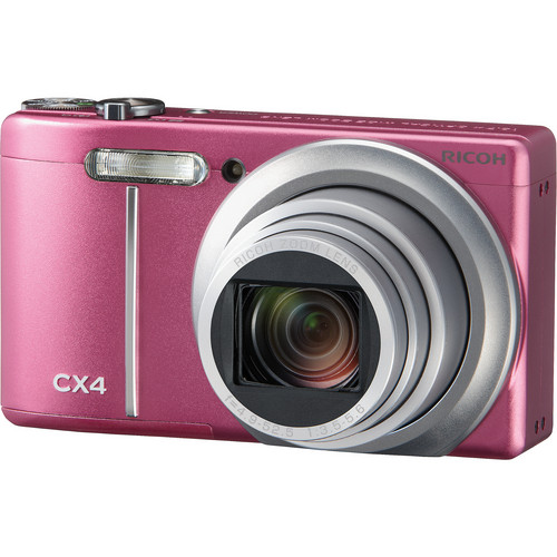 Ricoh CX4 Digital Camera (Purple Pink) 175613 B&H Photo Video