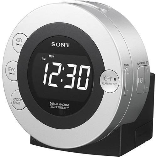 Sony Icf Cd3ipsil Cd Clock Radio For Ipod And Iphone Icfcd3ipsil