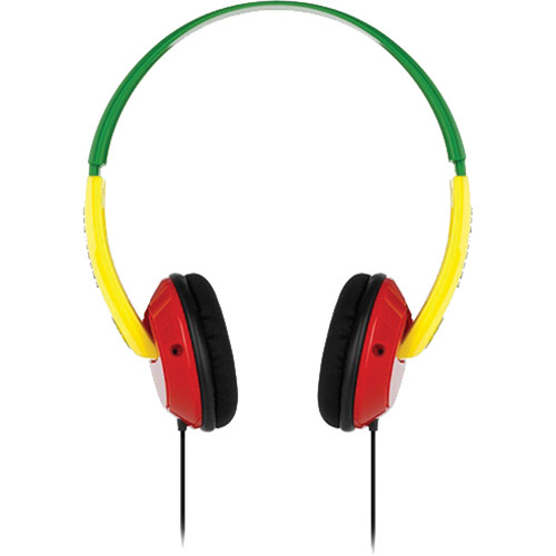 Skullcandy Uprock SC On Ear Stereo Headphones Rasta S5URDZ 058