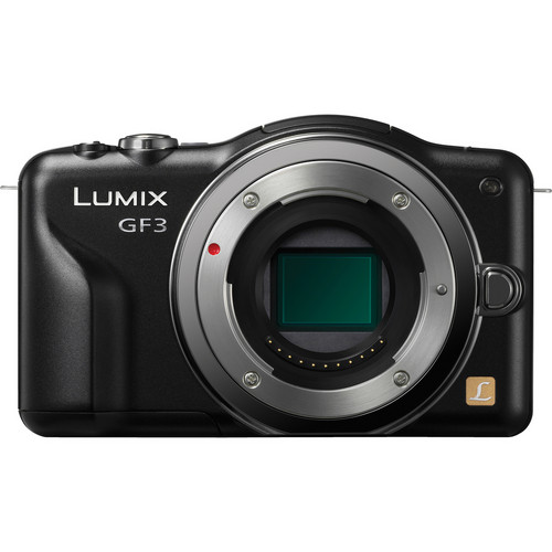 Panasonic Lumix DMC-GF3 Digital Camera with 14mm Lens DMC-GF3CK