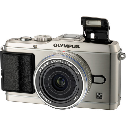 Olympus E-P3 PEN Digital Camera with 17mm Lens (Silver)