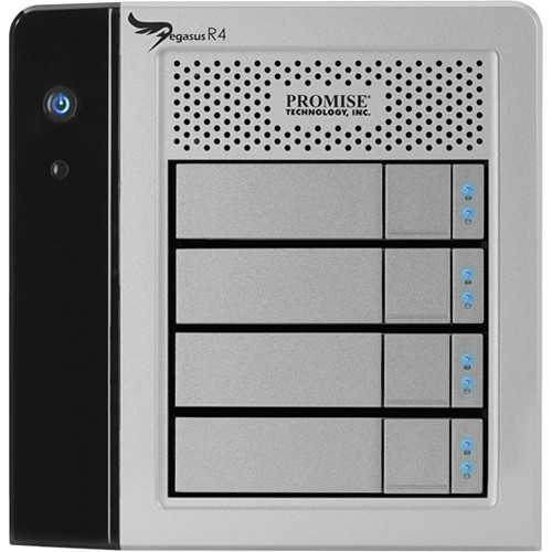 Promise Technology 8TB Pegasus R4 RAID Storage PR402US B&H Photo