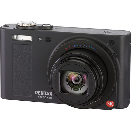 Pentax Optio RZ 18 Digital Camera (Black) 14161 B&H Photo Video