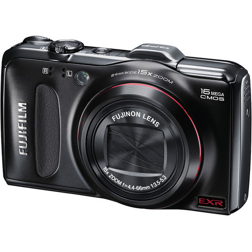 FUJIFILM FinePix F550EXR Digital Camera (Black) 16113196 B&H