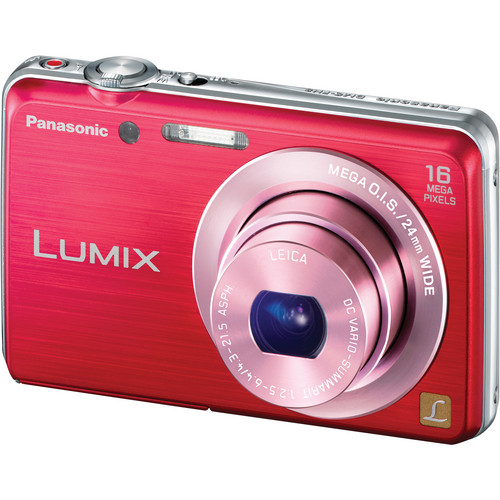 Panasonic LUMIX FH8 Digital Camera (Red) DMC-FH8R B&H Photo Video