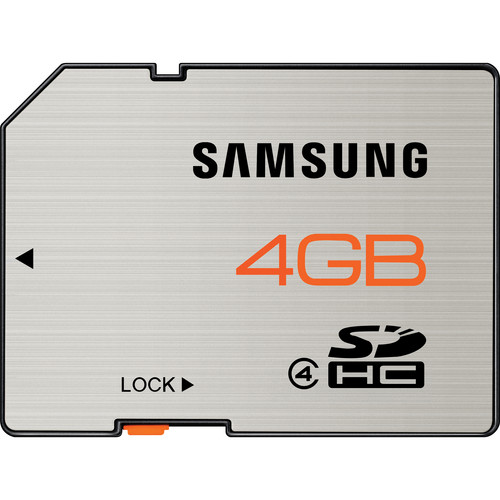 Samsung 4GB SDHC Memory Card High Speed Series Class 4
