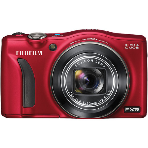 FUJIFILM FinePix F770EXR Digital Camera (Red) 16228991 B&H Photo