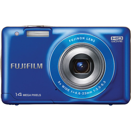 FUJIFILM FinePix JX500 Digital Camera (Blue) 16209737 B&H Photo