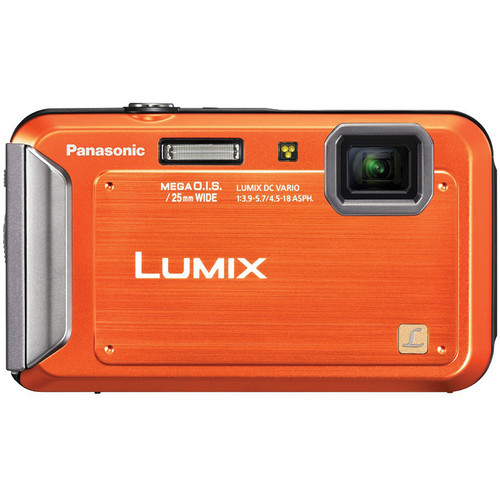 Panasonic Lumix DMC-TS20 Digital Camera (Orange) DMC-TS20D B&H