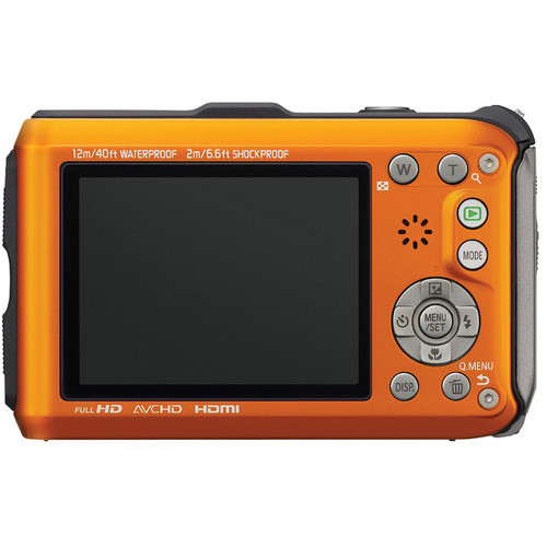 Panasonic Lumix DMC-TS4 Digital Camera (Orange) DMC-TS4D B&H