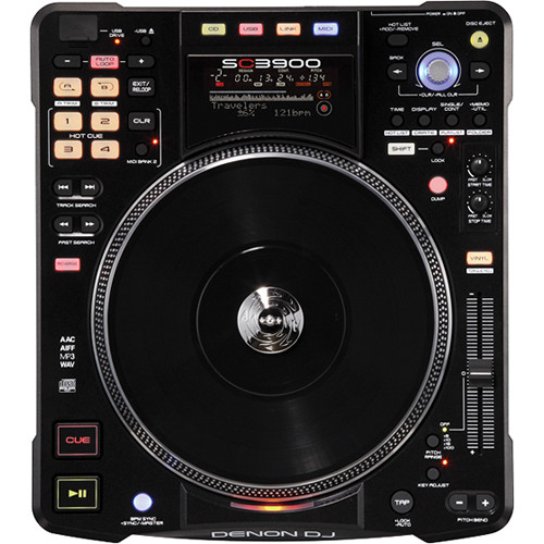 Denon DJ SC3900 Digital Media Turntable & DJ Controller DNSC3900