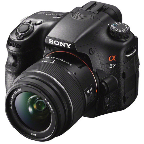 Sony Alpha SLT-A57 SLR Digital Camera with 18-55mm Lens SLTA57K