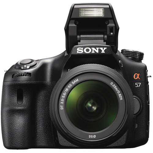 Sony Alpha SLT-A57 SLR Digital Camera with 18-55mm Lens SLTA57K