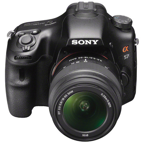 Sony Alpha SLT-A57 SLR Digital Camera with 18-55mm Lens SLTA57K