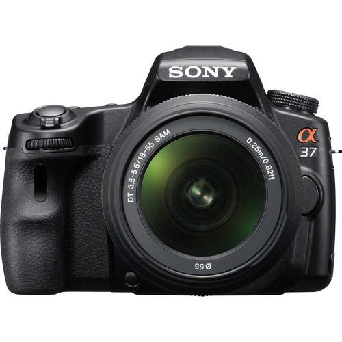 Sony Alpha SLT-A37 DSLR Camera with 18-55mm Zoom Lens SLTA37K