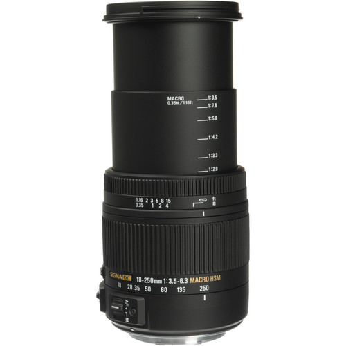 Sigma 18-250mm F3.5-6.3 DC Macro OS HSM for Canon EF Mount