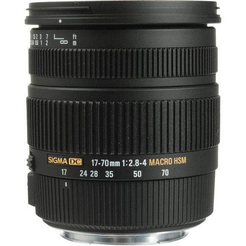 Sigma 17-70mm f/2.8-4 DC Macro OS HSM Lens for Can 668101 Bu0026H
