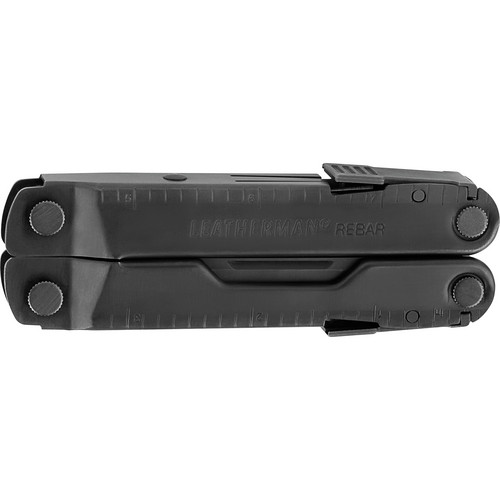 Leatherman Rebar Multi-Tool with Black MOLLE Sheath (Black Oxide, Clamshell  Packaging)