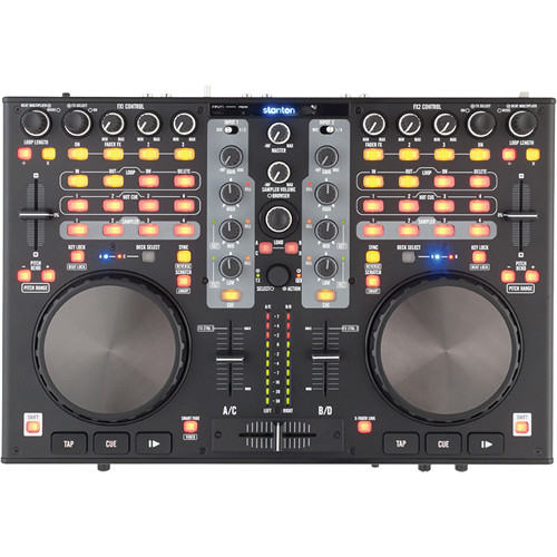 Stanton DJC.4 - Digital DJ Controller with Built-In Audio DJC.4