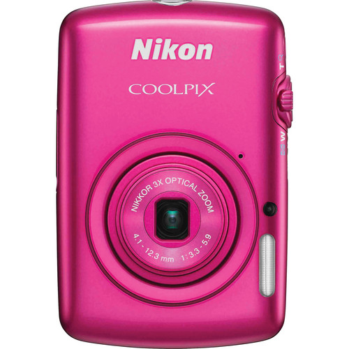Nikon COOLPIX S01 Digital Camera (Pink) 26350 B&H Photo Video