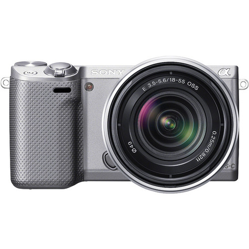 Sony Alpha NEX-5R Mirrorless Digital Camera with 18-55mm