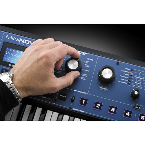 Novation MiniNova 37-Mini-Key Compact Synthesizer MININOVA B&H