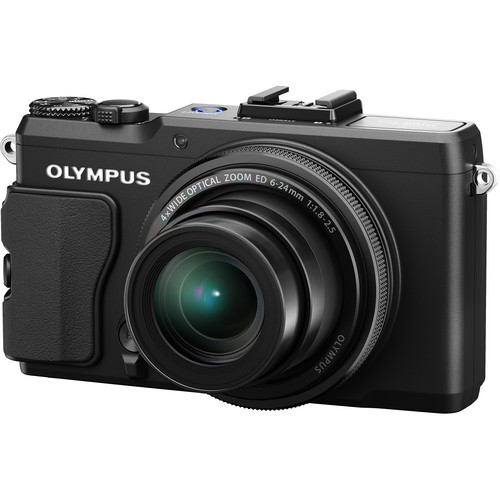 Olympus STYLUS XZ-2 iHS Digital Camera (Black) V101020BU000 Bu0026H