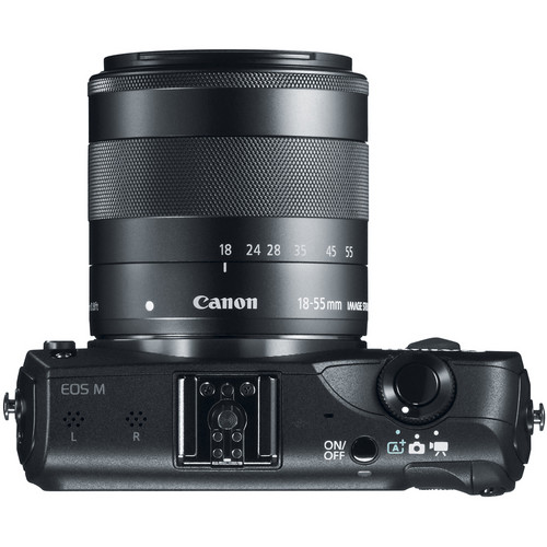 Canon EOS-M Mirrorless Digital Camera with EF-M 18-55mm 6609B074
