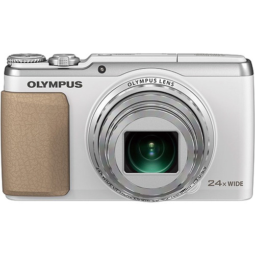 Olympus Stylus SH-50 iHS Digital Camera (White) V107050WU000 B&H