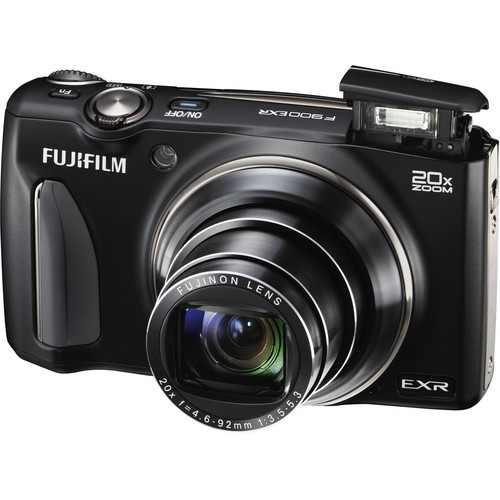 FUJIFILM FinePix F900EXR Digital Camera (Black) 16315990 B&H