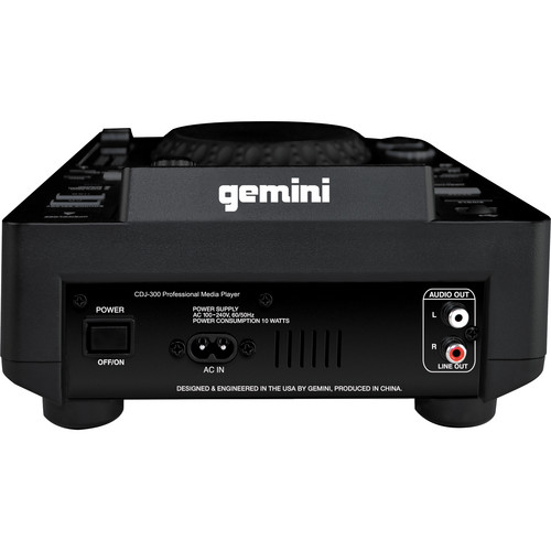 Gemini CDJ-300 Professional Media Player CDJ-300 B&H Photo Video