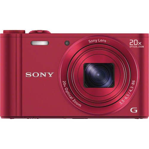Sony Cyber-shot DSC-WX300 Digital Camera (Red) DSCWX300/R B&H