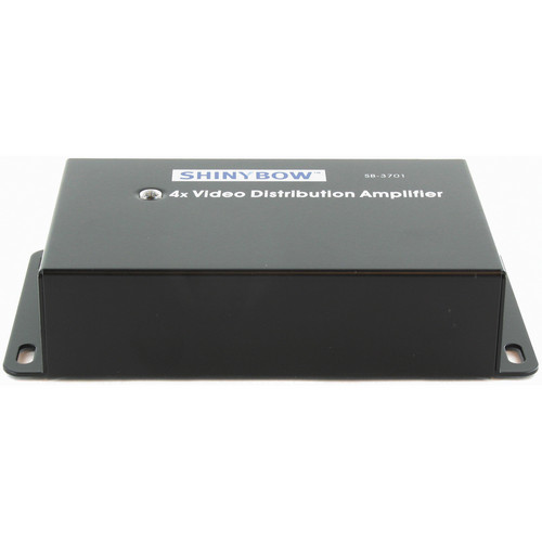 Shinybow SB-3701RCA 1 x 4 Composite Video Distribution Amplifier (RCA)