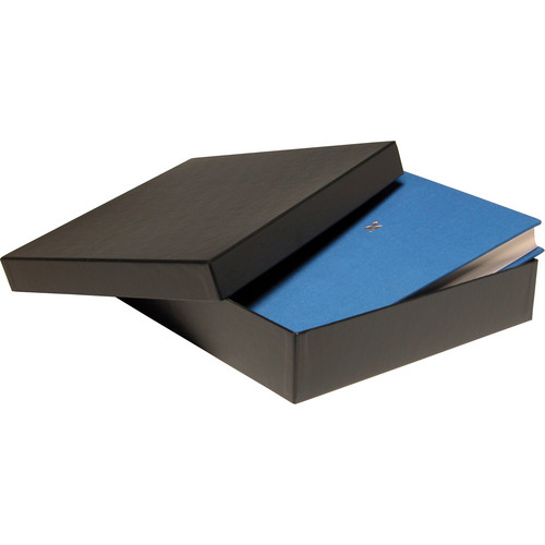 1pc Geometric Shaped Photo Album Box, Simple Black Paper Picture Box For  School, Office