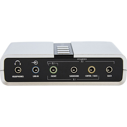 StarTech 7.1 USB Audio External Sound Card ICUSBAUDIO7D