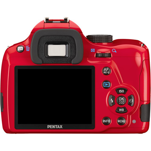 Pentax K-50 DSLR Camera with 18-55mm Lens (Red) 10985 B&H Photo