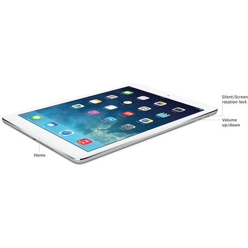 Apple 128GB iPad Air (Wi-Fi Only, Silver) ME906LL/A B&H Photo