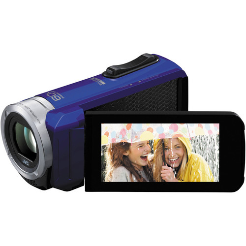 JVC GZ-R10 Quad-Proof HD Camcorder (Blue) GZ-R10AUS B&H Photo