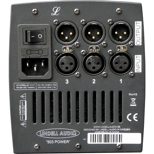 Lindell Audio 503 Power - 500 Series Power Rack (3-Space)
