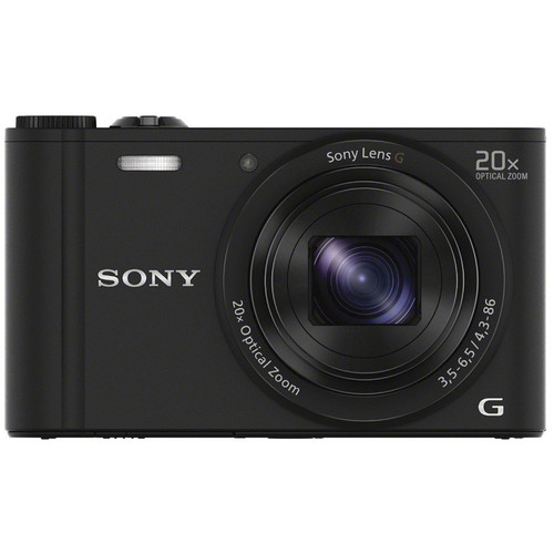 Sony Cyber-shot DSC-WX350 Digital Camera (Black) DSCWX350/B B&H