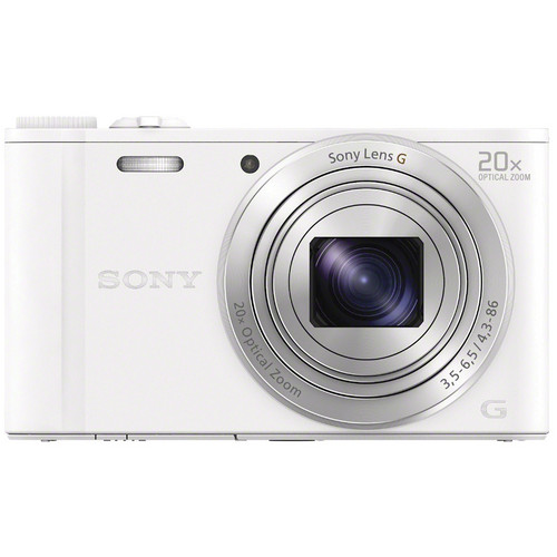 Sony Cyber-shot DSC-WX350 Digital Camera (White) DSCWX350/W B&H