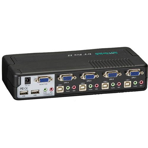 Black Box ServSwitch DT Pro II 4-Port KVM Switch KV7021A B&H