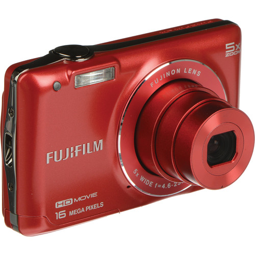 FUJIFILM FinePix JX660 Digital Camera (Red) 16291376 B&H Photo