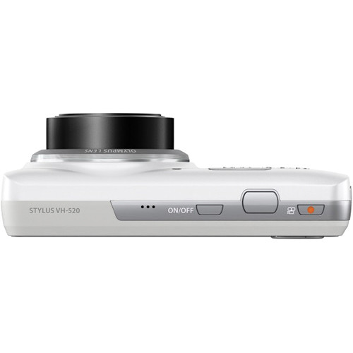 Olympus VH-520 iHS Digital Camera (White) V108060WU000 B&H Photo