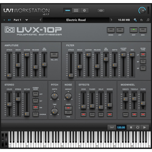 Big Fish Audio UVX-10P Virtual JX-Series Polyphonic UVISC37-PU