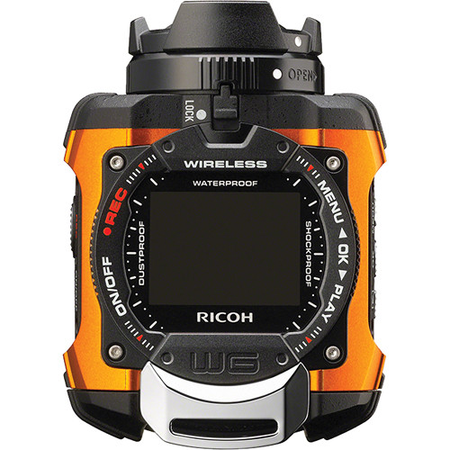 Ricoh WG-M1 Action Camera (Orange) 08288 B&H Photo Video